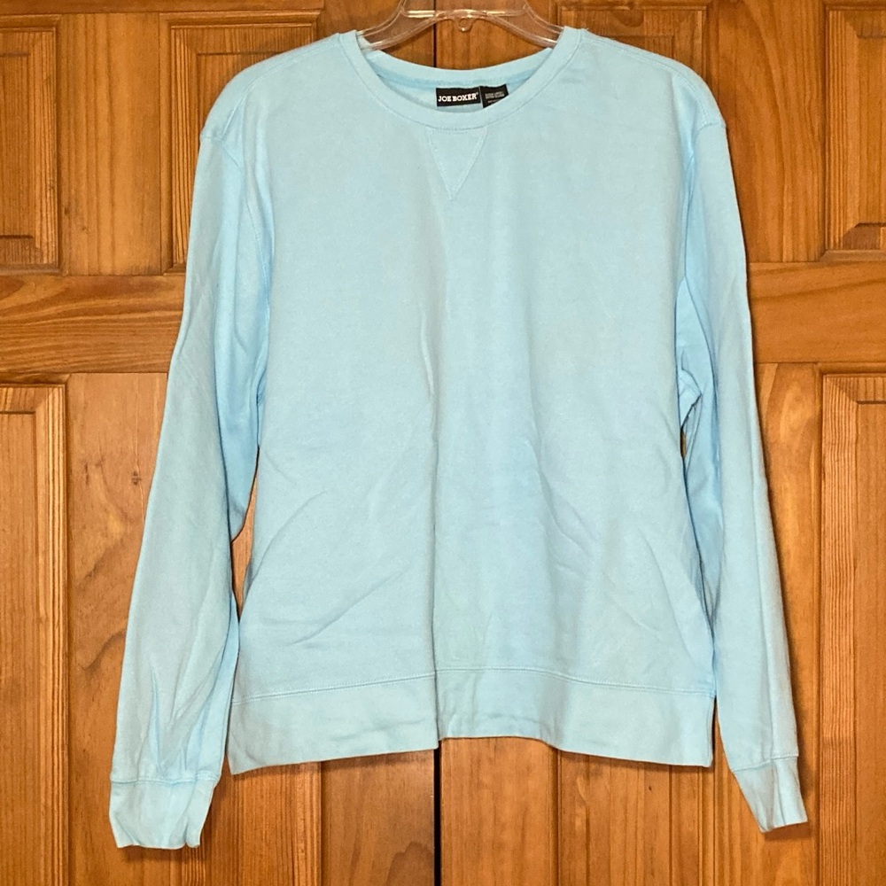 NWOT Joe Boxer Vintage 90s Sweatshirt Long Sleeve Blue Size XL